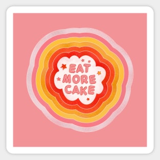 Eat More Cake Sticker